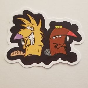 10/$10 The Angry Beavers Sticker